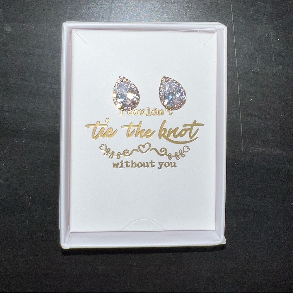 Bridesmaid earrings